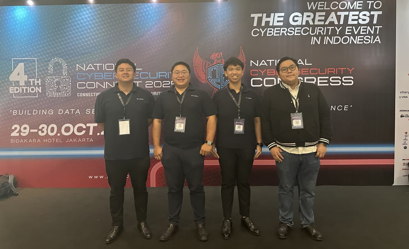 Codedoc team competing in the 2025 Codedoc Showcases Cybersecurity Innovation